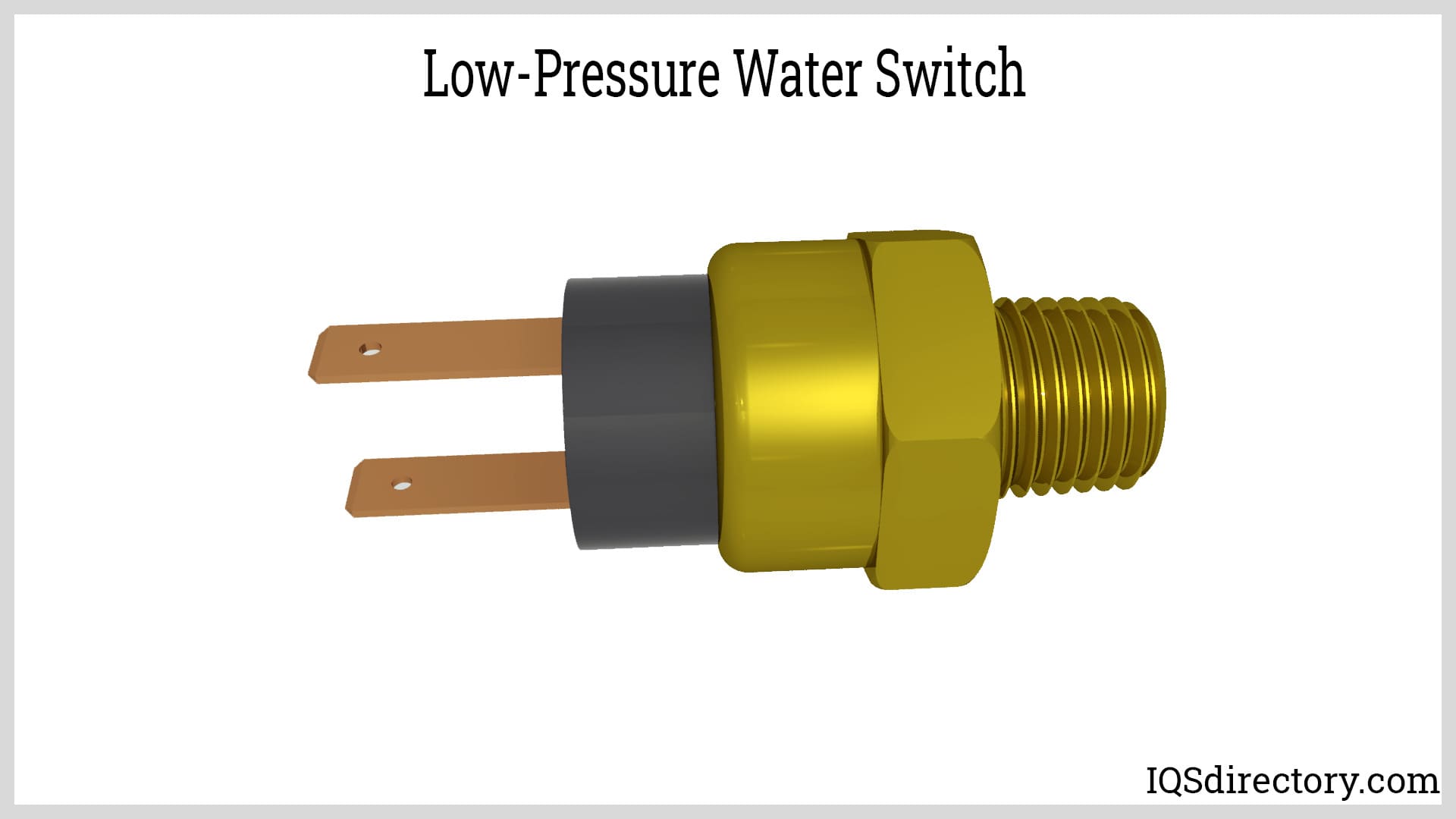 Low-Pressure Water Switch
